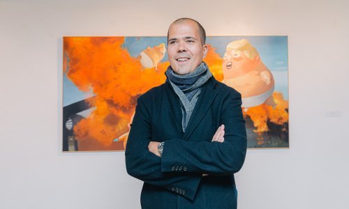 [FOTO] Stjepan Šandrk: 'Danas slikarstvo gubi na smislu, a produkcija se većinom svodi na komercijalu ili čistu dekoraciju'