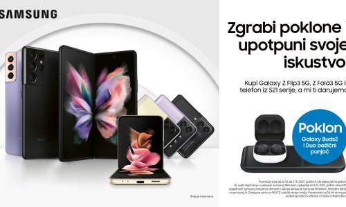 Uz kupnju pametnih telefona iz nove Samsung Galaxy Z i S21 serije na poklon dobivate Galaxy Buds2 i duo bežični punjač