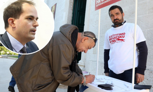 [VIDEO/FOTO] Počelo prikupljanje potpisa za referendum o zaštiti hrvatske kune; Iz ministarstva poručuju: Morate ih prikupiti najmanje 368.867