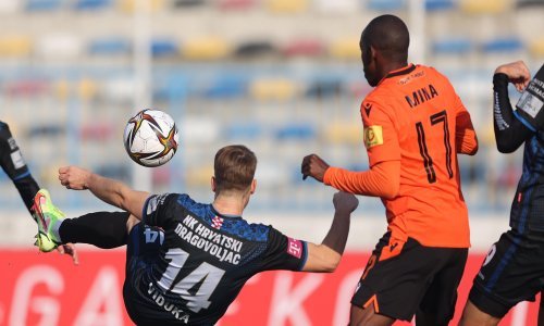 [VIDEO/FOTO] Hrvatski Dragovoljac s igračem manje imao priliku za sva tri boda, Šibenik svoju propustio u sudačkoj nadoknadi