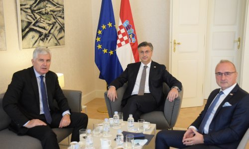 Plenković se sastao s Čovićem u Zagrebu: Pitanje položaja Hrvata u BiH tema od vitalnog hrvatskog interesa