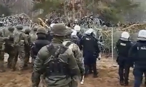 Migranti kampiraju na poljsko-bjeloruskoj granici na sve nižim temperaturama