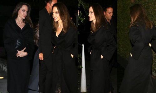 [FOTO] Angelina Jolie odiše profinjenošću odjevena u crno od glave do pete