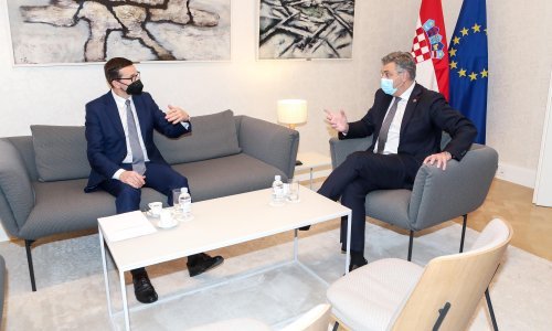 [FOTO] Plenković: Poljsku se želi destabilizirati migrantima, mi nekad imamo sličan problem