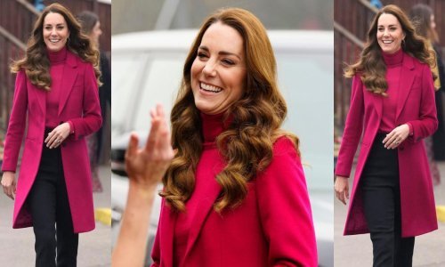 U ružičastom po Londonu: Kate Middleton svojim je modnim odabirom, ali i osmijehom uljepšala tako tmuran dan