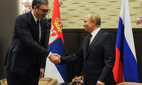 [FOTO] Susreli se predsjednici Srbije i Rusije: Vučić se pohvalio da mu je Putin postavio čak 90 pitanja