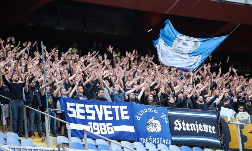 Ovakvih scena na maksimirskom stadionu već dugo nije bilo; Bad Blue Boysi bili su u posebnoj 'misiji'