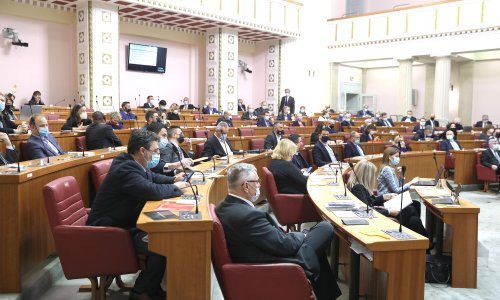 [FOTO] Sabor izglasao proračun: Podržalo ga 77 zastupnika, njih 49 bilo protiv