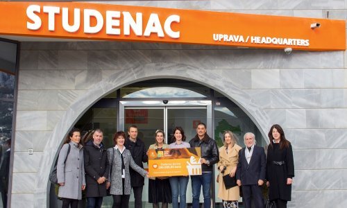 Studenac donirao ukupno 100.000 kuna deset neprofitnih organizacija diljem Hrvatske
