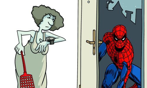 Stripovski junaci u karikaturi: Dok ima ljudi, bit će i potrebe da se crtežima ispričaju priče