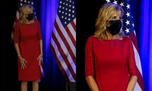 Jill Biden plijenila pozornost u haljini kakvu se ne bi posramila nositi ni Brigitte Macron