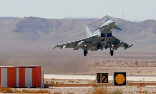 [FOTO] Eurofighter britanskog ratnog zrakoplovstva ostvario je prvu zračnu pobjedu nakon 40 godina, a žrtvu je pronašao u Siriji