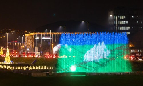 Projekcijom na zagrebačkim fontanama odana počast Madini i svima čiji su životi ugroženi