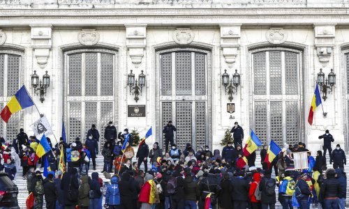 Prosvjednici protiv covid potvrda pokušali upasti u rumunjski parlament