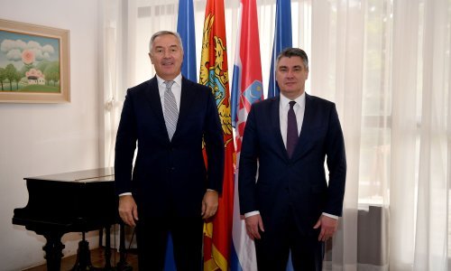 Milanović i Đukanović na Pantovčaku razgovarali o stanju u regiji