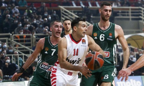 [FOTO] U grčkom obračunu Olympiacos u gostima rasturio Panathinaikos; Maccabijev sedmi poraz u nizu