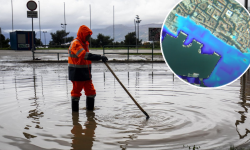 Klimatska kriza u fokusu: Izlijevaju se riječna korita, plave priobalna područja. Evo kako bi Rijeka mogla izgledati u crnom scenariju