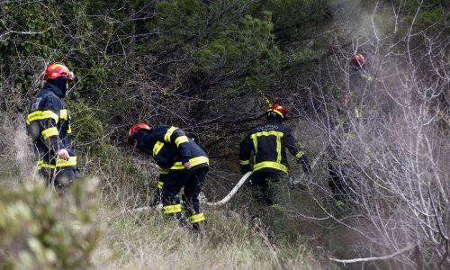 Požar u Lokvi Rogoznici pod nadzorom gasitelja