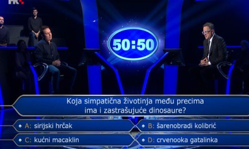 Kući je odnio 125 tisuća kuna, a odustao je na pitanju za kojega bi pogodio odgovor: Biste li vi znali odgovor?