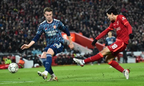 [FOTO] 'Nula' Liverpoola i Arsenala na Anfieldu; 'Redsi' nisu slomili goste iako su više od sat vremena imali igrača više