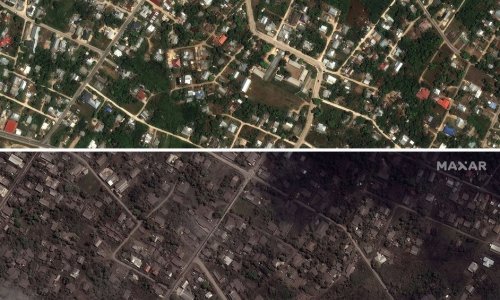 [FOTO] Objavljene prve snimke iz zraka: Pogledajte kako izgleda Tonga nakon strašne erupcije podvodnog vulkana