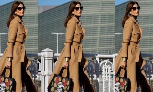 Ovaj genijalan stajling najbolji je dokaz da je kaput boje devine dlake najbolja modna investicija