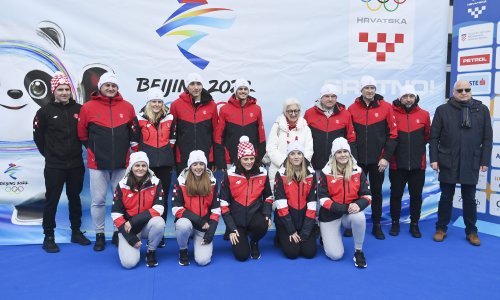 [FOTO] Ispraćena olimpijska delegacija: Ovo su mi prve Igre i jako sam uzbuđena, poseban je osjećaj kada se borimo za Hrvatsku
