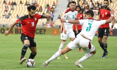 [FOTO] Mohamed Salah presudio Vahi Halilhodžiću; Egipat nakon produžetka preko Maroka izborio polufinale Kupa nacija