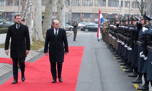[FOTO/VIDEO] Britanski ministar obrane: Zagreb i London ujedinjeni u podršci Ukrajini