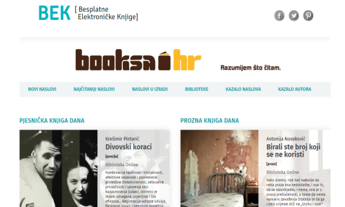 Projekt Besplatne elektroničke knjige premašio je čak četiri milijuna korisnika, no njihov uspjeh ne prati institucionalna podrška