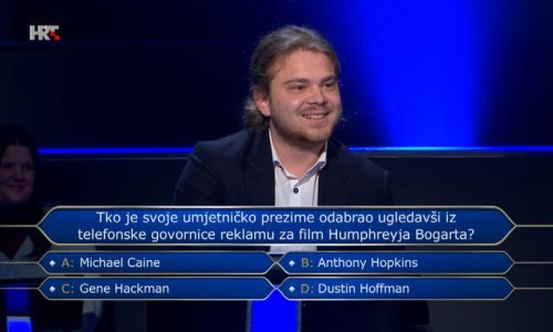 Zapeo je na pitanju za 250 tisuća kuna. Biste li vi znali odgovor?