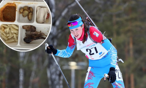 Očajna biatlonka objavila je šokantne fotografije hrane koju je dobila u Pekingu: Ne mogu više, boli me trbuh i već mi se vide kosti