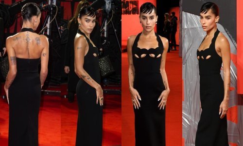 Crna je haljina otkrila neobične tetovaže, a zbog proreza na grudima tek su rijetki ostali ravnodušni