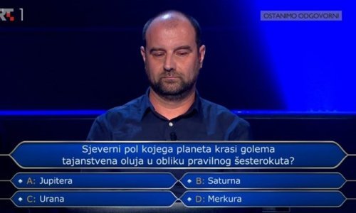 Nakon dugo vremena u 'Milijunašu' otvoreno pitanje za 500.000 kuna: Biste li znali odgovor?