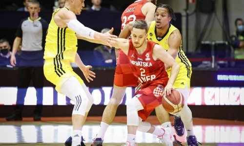 [FOTO] Drama sa sretnim završetkom; hrvatski košarkaši se vratili iz ponora te stigli do velike pobjede koja ih je ostavila na 'životu'
