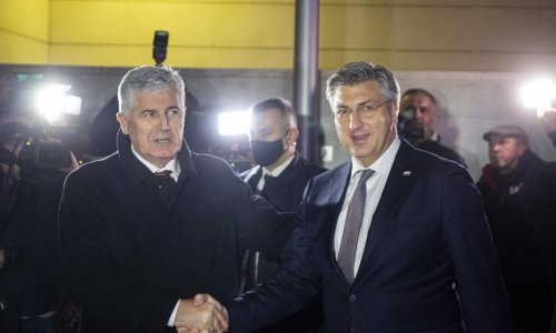 Plenković i Čović o Ukrajini, sigurnosti na jugoistoku Europe i izmjenama izbornog zakona u BiH