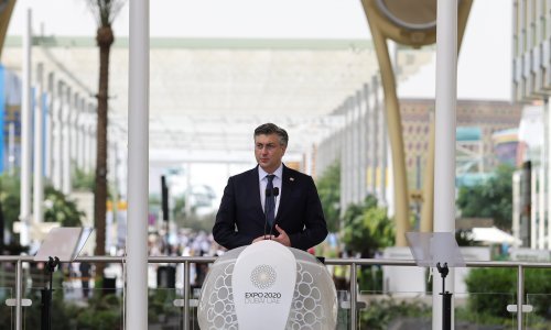 [FOTO] Plenković najavio ozbiljnu gospodarsku suradnju s Ujedinjenim Arapskim Emiratima