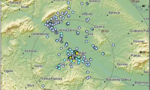Potres u središnjoj Hrvatskoj