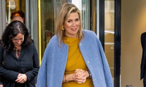 Upečatljiva kombinacija: Kraljica Maxima stajlingom u bojama Ukrajine iskazala je svoju podršku