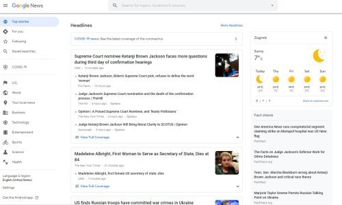 Zbog plasiranja 'lažnih' informacija iz Rusije više nije moguće pristupiti Google Newsu