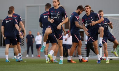 [VIDEO/FOTO] Hrvatska nogometna reprezentacija odradila trening u Dohi