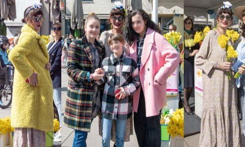U društvu svojih prekrasnih kćeri: Leonarda Lončar nije mogla proći nezamijećeno u pravom proljetnom stajlingu