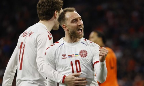 [FOTO] Christian Eriksen zabio za Dansku protiv Nizozemaca 288 dana nakon srčanog udara na Euru; Dani Olmo u 90. za trijumf Španjolske