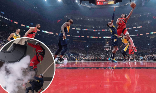 Utakmica u Torontu prekinuta zbog požara, a gledatelji hitno evakuirani; za Pacerse bi bilo bolje da se nije nastavila