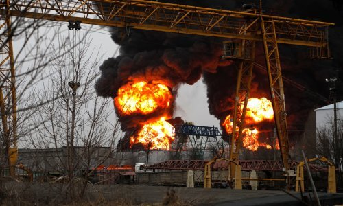 Ukrajina tvrdi da nije izvela napad na skladište goriva u Rusiji