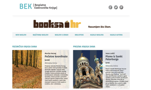 Objavljeno sedam novih besplatnih pjesničkih e-naslova, projekt premašio 300 objavljenih izdanja