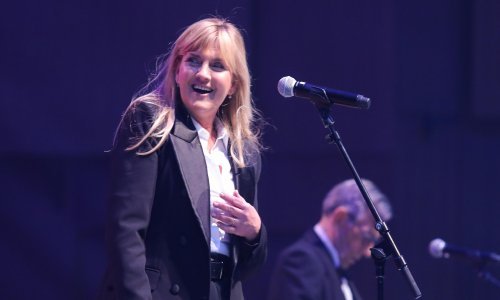 Sanja Doležal danas ne može sakriti osmijeh s lica i to zbog jednog njoj iznimno važnog muškarca