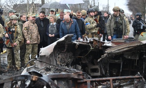 [FOTO] Ursula von der Leyen u Ukrajini: Buča pokazuje 'okrutno lice' ruske vojske