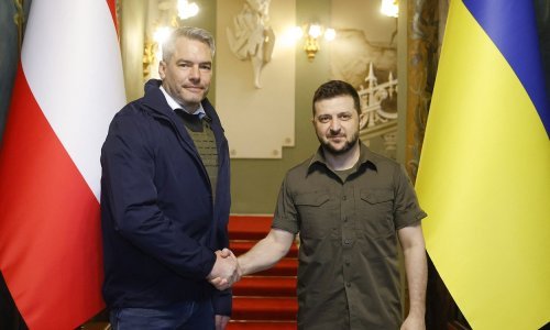Austrijski kancelar u posjetu Kijevu dok Rusija nastavlja s napadima