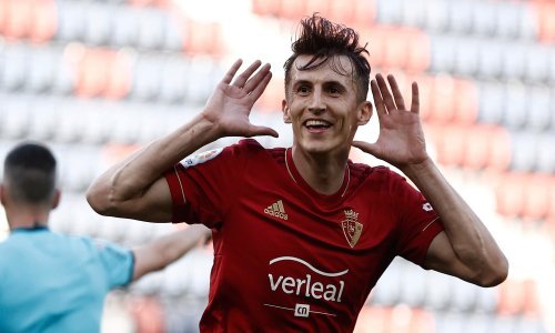 Ante Budimir u 92. minuti utakmice zabio za pobjedu Osasune; to mu je peti gol ove sezone